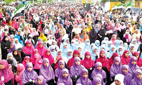 தவ்ஹீத் ஜமாத் சார்பில் கண்டன ஆர்ப்பாட்டம்