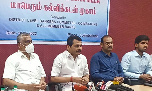 கோவை மாவட்டத்தில் இந்த ஆண்டு ரூ.350 கோடிக்கு கல்விக்கடன் வழங்க இலக்கு நிர்ணயம்-அமைச்சர் செந்தில்பாலாஜி தகவல்