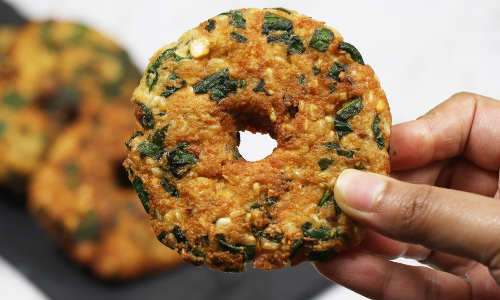 டீக்கடை ஸ்டைலில் கீரை வடை செய்யலாம் வாங்க....