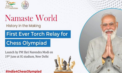 செஸ் ஒலிம்பியாட் ஜோதி ஓட்டம்- பிரதமர் மோடி இன்று தொடங்கி வைக்கிறார்