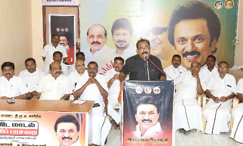 திருப்பூரில் திராவிட மாடல் பயிற்சி  பாசறை தொடக்கம்