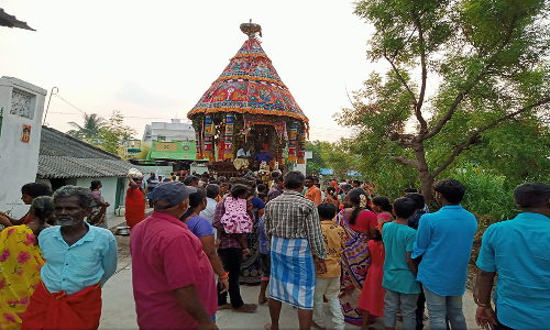 தியாகதுருகம் அருகே முத்துமாரி அம்மன் கோவில் தேர் திருவிழா