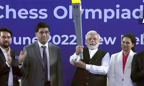 செஸ் ஒலிம்பியாட் ஜோதி ஓட்டம்- பிரதமர் மோடி தொடங்கி வைத்தார்