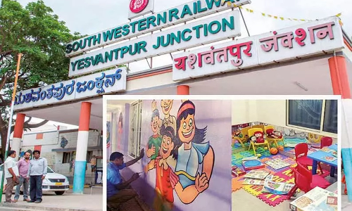 குழந்தைகளை அரவணைக்கும் ரெயில்வே சேவை