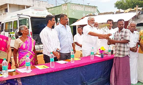 ஆண்டிபட்டி அருகே கிராமிய சேவை திட்டம் தொடக்கம்