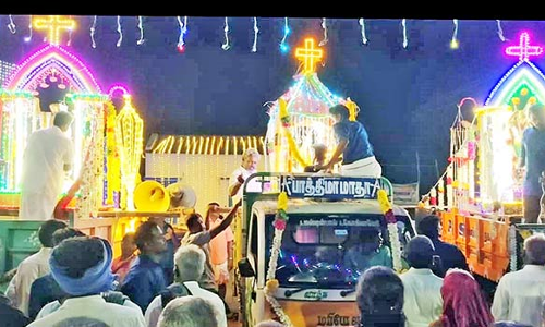 புனித பாத்திமா மாதா தேர்பவனி