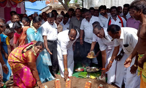 தியாகதுருகம் அருகே ரூ.38 லட்சம் மதிப்பில் உதவி வேளாண்மை விரிவாக்க மைய கட்டிடம் வசந்தம் கார்த்திகேயன்  எம்.எல்.ஏ. தொடங்கி வைத்தார்.