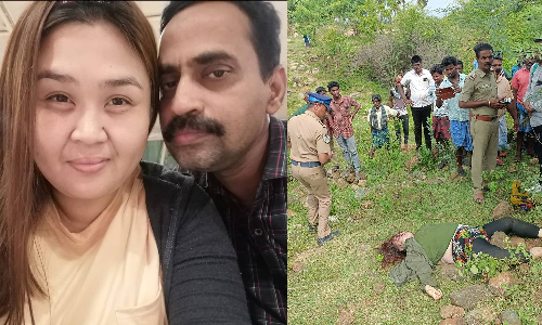 பிலிப்பைன்ஸ் நாட்டை சேர்ந்த பெண் ரெயிலில் இருந்து தள்ளி விட்டு கொலை? காதலனிடம் போலீசார் தீவிர விசாரணை