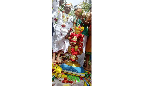 ஓசூரில்  வித்யா கணபதி கோவில்   கும்பாபிஷேக விழா