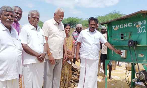 நெல் கொள்முதல் நிலையம் தொடக்கம்