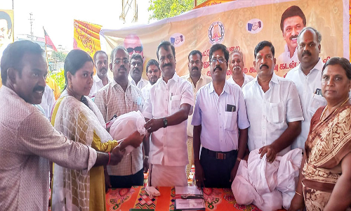 வடக்குத்து ஊராட்சியில் புதிய ரேஷன் கடை  சபா. ராஜேந்திரன் எம்.எல்.ஏ., திறந்து வைத்தார்