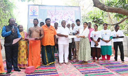 யோகா தின விழா