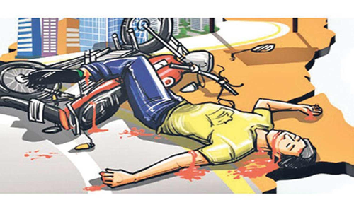 பைக்கில் இருந்து தவறி விழுந்து விவசாயி பலி