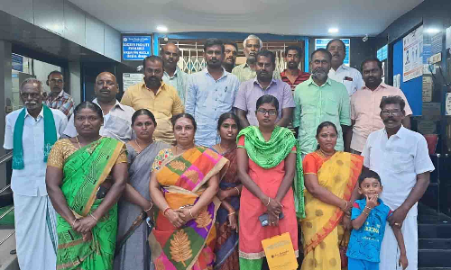 கேத்தனூர் வங்கியில் அடகு நகை மோசடி - பாதிக்கப்பட்டவர்கள் இழப்பீடு கேட்டு வங்கி அதிகாரிகளுடன் பேச்சுவார்த்தை