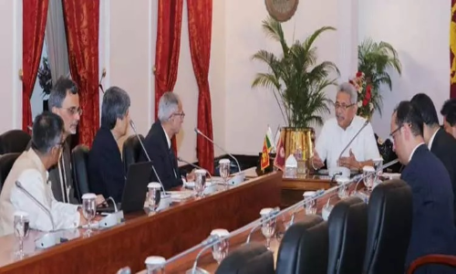 இலங்கை அதிபருடன் இந்திய வெளியுறவுத்துறை செயலாளர் சந்திப்பு