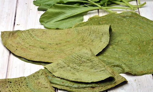 புரதச்சத்து நிறைந்த பாலக்கீரை தோசை