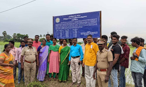 காளத்தீஸ்வரர் கோவிலுக்கு சொந்தமான ரூ.50 கோடி மதிப்பிலான நிலம் மீட்பு