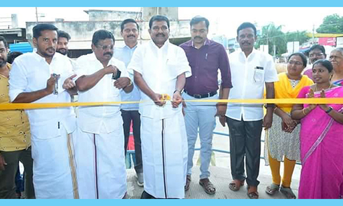 புதிய பஸ் நிலையத்தில் இலவச கழிவறை திறப்பு