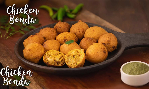 15 நிமிடத்தில் செய்யலாம் சிக்கன் போண்டா