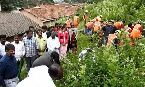 கொடைக்கானல் நகராட்சியில் தூய்மைக்கான மக்கள் இயக்க விழிப்புணர்வு