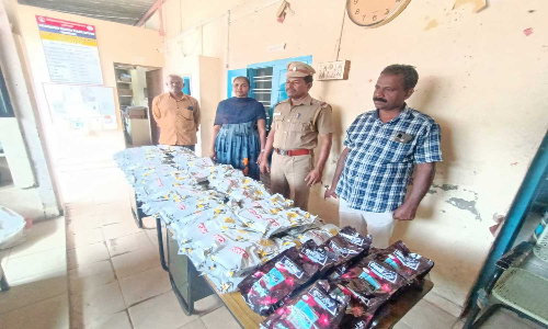 பெங்களூரு ரெயிலில் 36 கிலோ குட்கா புகையிலை பறிமுதல்