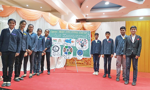 ஜெயப்பிரியா வித்யாலயா பள்ளியில்   மாணவர்களின் திறனை  வெளிப்படுத்துவதற்கு  கலை மன்றங்கள் தொடக்க விழா