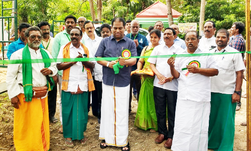 அடுத்த தலைமுறை ஆரோக்கியமாக வாழ இயற்கை முறை உணவு அவசியம்- ஜி.வி.சம்பத் பேச்சு