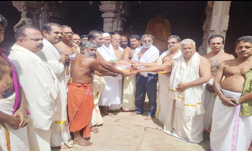 திருவட்டார்  ஆதிகேசவ பெருமாள் கோவிலில்  கும்பாபிஷேக பணிகள் தீவிரம்