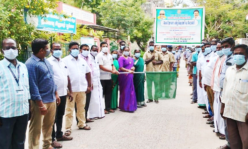 பிளாஸ்டிக் ஒழிப்பு குறித்து விழிப்புணர்வு