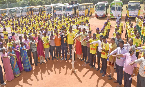 கன்னியாகுமரி மாவட்டத்தில் 21 பகுதிகளில் விழிப்புணர்வு ஜோதி ஓட்டம்