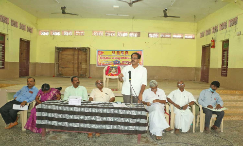 நாகர்கோவிலில் இந்திய கம்யூனிஸ்டு மாவட்ட மாநாடு இன்று நடந்தது