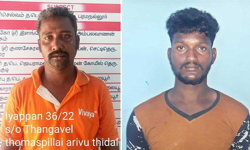 வீட்டின் கதவை உடைத்து நகை,  1 லட்சம் பணம் திருடிய 2 பேர் கைது