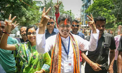 திரிபுரா சட்டசபை இடைத்தேர்தல் - 4 இடங்களில் பாஜக 3ல் வெற்றி