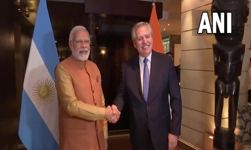 அர்ஜென்டினா அதிபருடன், பிரதமர் மோடி பேச்சுவார்த்தை