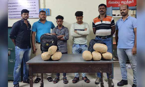 சேலம் வழியாக சென்ற ரெயிலில் 9 கிலோ கஞ்சாவுடன் 2 பேர் கைது ஒடிசாவை சேர்ந்தவர்கள்