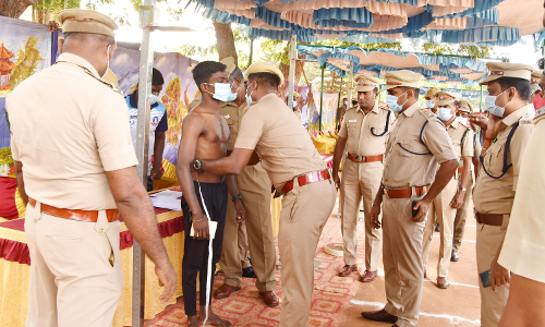 கடலூரில்  ஊர்க்காவல் படை   கடலோர பாதுகாப்பு குழுமத்திற்கு ஆட்கள் தேர்வு