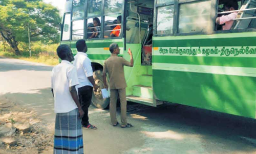 தளவாய்புரம் பஞ்சாயத்து சார்பில் அம்பேத்கர் நகரில் பஸ் நின்று செல்ல ஏற்பாடு