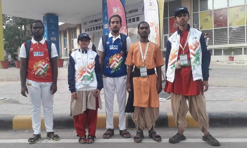 கேலோ இந்தியா போட்டி - களரியில் 2 பதக்கங்கள் வென்ற சமஸ்கிரிதி மாணவர்கள்