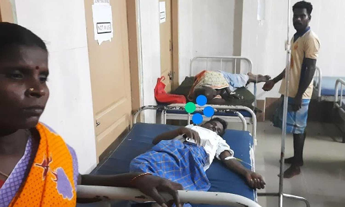 பண்ருட்டி அருகே நிச்சயதார்த்த விழாவில் உணவு சாப்பிட்ட 59 பேருக்கு வாந்தி- மயக்கம்