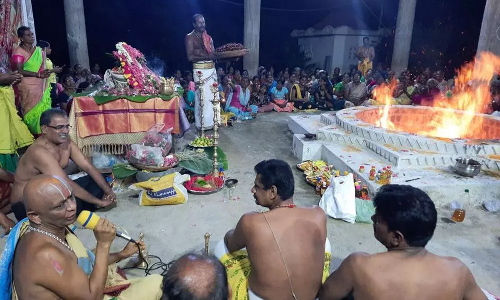 அமாவாசையையொட்டி மகா பிரத்தியங்கராதேவி பூஜை