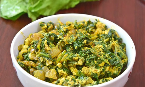 சூப்பரான பாலக் முட்டை புர்ஜி