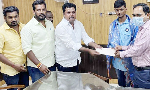 மாற்றுத்திறனாளி தடகள வீரருக்கு நிதி உதவி