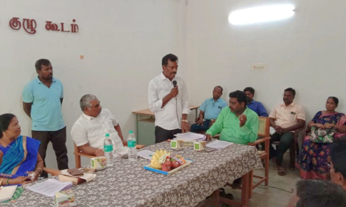 ஆண்டிமடம் ஒன்றியக்குழு கூட்டத்தில் கவுன்சிலர்கள் வாக்குவாதம்