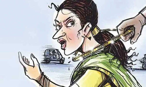 இளம்பெண்ணிடம் நகை பறிக்க முயற்சி