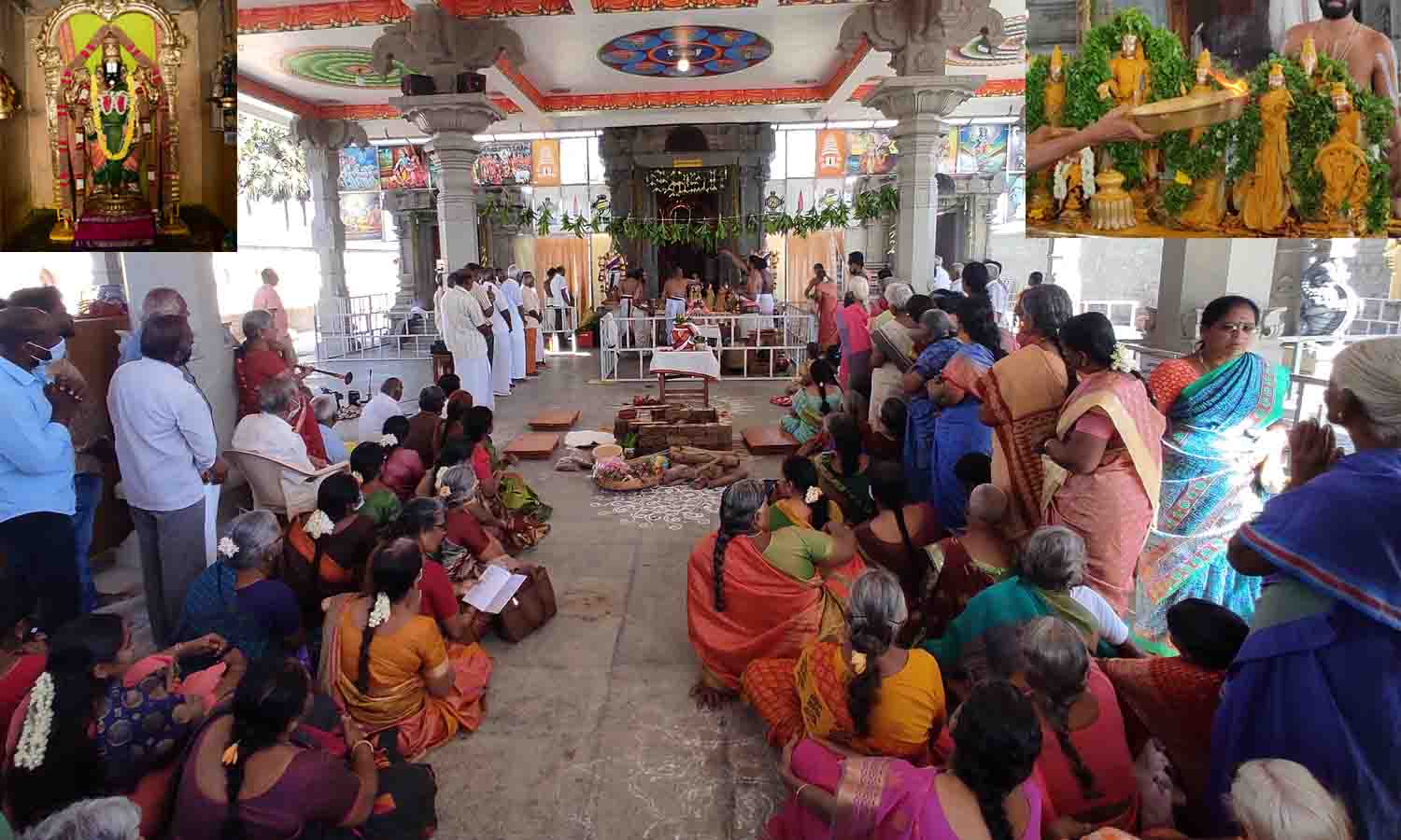 உடுமலை திருப்பதி கோவிலில் கும்பாபிஷேக 4-ம் ஆண்டு விழா -  திரளான பக்தர்கள் பங்கேற்பு
