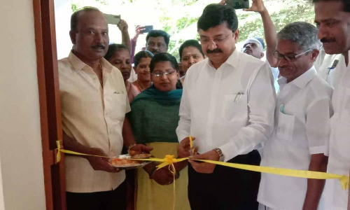 மடத்துக்குளம் அருகே அறிவியல் ஆய்வகம் திறப்பு விழா