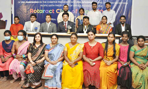 தென்னிந்தியாவிலேயே முதன் முறையாக திருநங்கைகளுக்காக தொடங்கப்பட்ட ரோட்டரி கிளப்