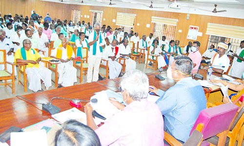 உய்யக்கொண்டான் நீட்டிப்பு வாய்க்காலில் தண்ணீர் திறக்க வேண்டும் - தமிழ்நாடு விவசாயிகள் சங்கம் வலியுறுத்தல்