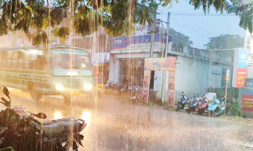 மழையால் மின் சப்ளை துண்டிப்பு