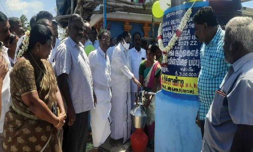 புதுமண்ணை பஞ்சாயத்தில் குடிநீர் தொட்டி திறப்பு
